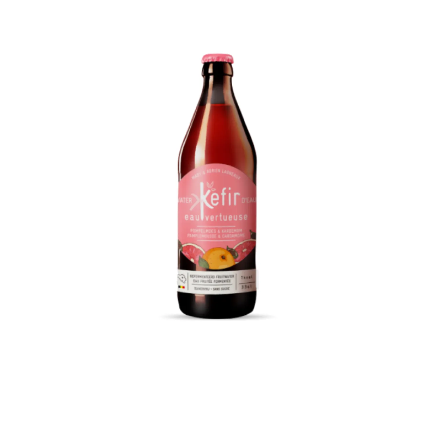 bio-gel.eu-water-kefir-grapefruit-transp_PETROS Water Kefir-Γκρέιπφρουτ & Κάρδαμο - Image 1