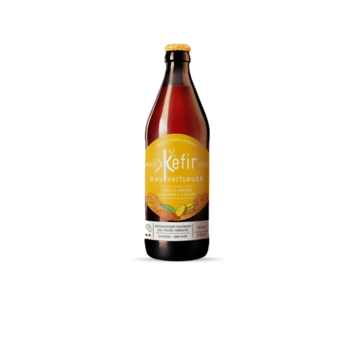 bio-gel.eu-water-kefir-turmeric-transp_PETROS Water Kefir-Κουρκουμάς & Τζίντζερ - Image 1