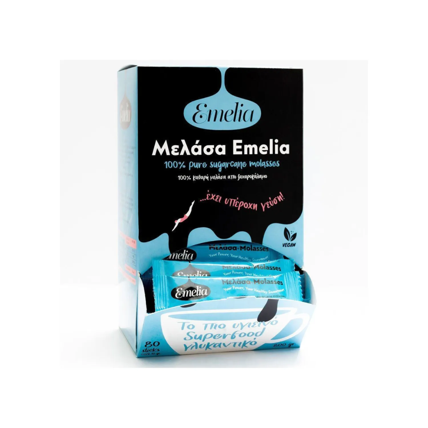 EM-03_PETROS Emelia Μελάσα 10gr 80 Sticks - Image 1