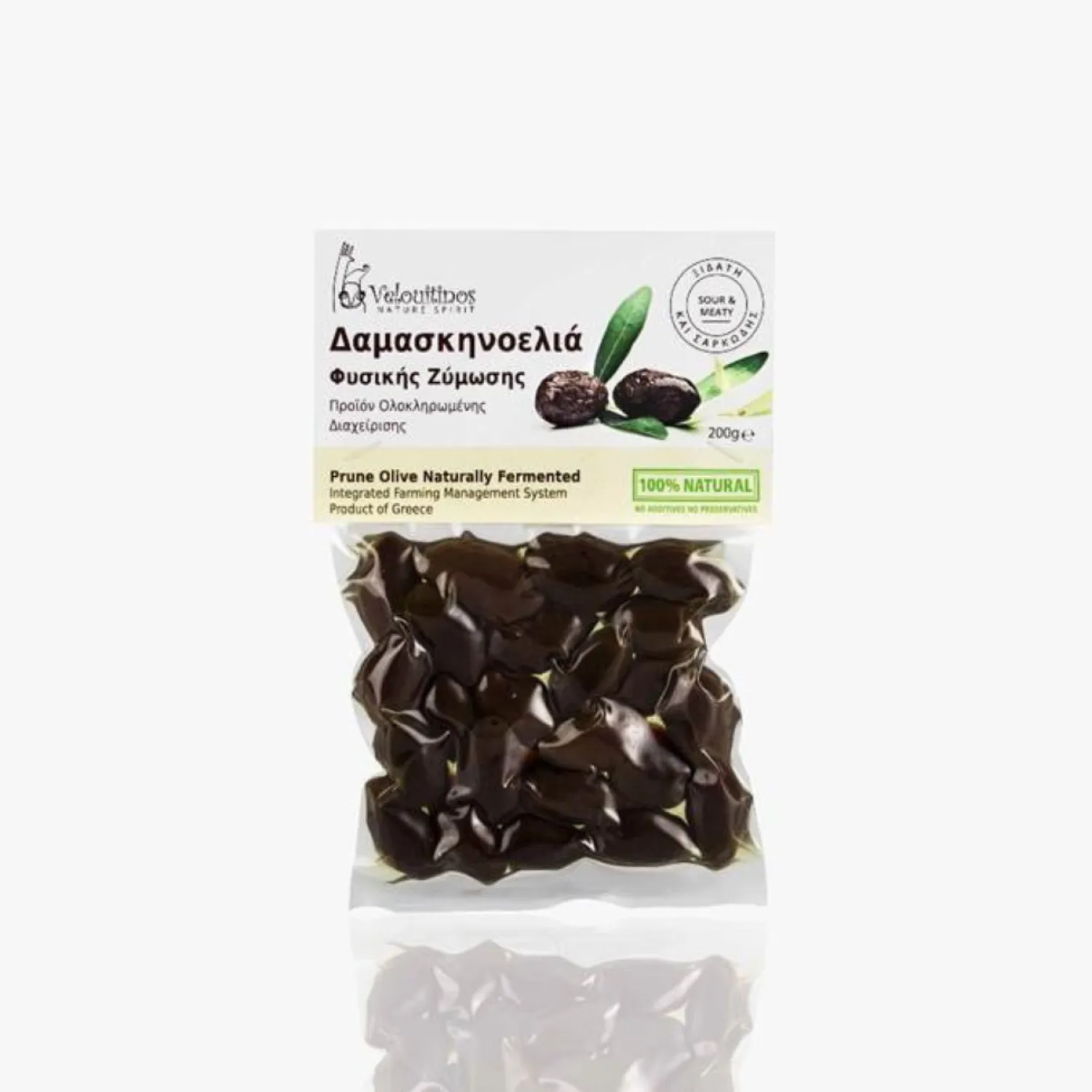 FAM-09_PETROS Βελουϊτίνος Ελιές Μαύρες 180gr - Image 1