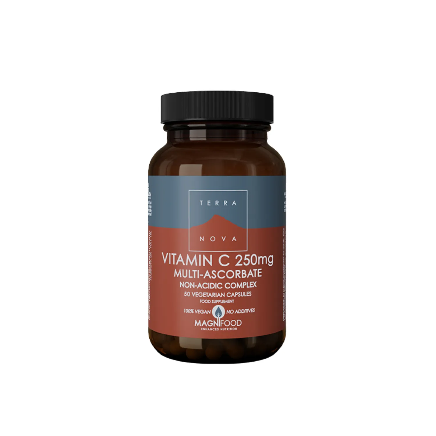 vitamin c_PETROS TerraNova Vitamin C Βιταμίνη για Ανοσοποιητικό 250mg 50 φυτικές κάψουλες - Image 1